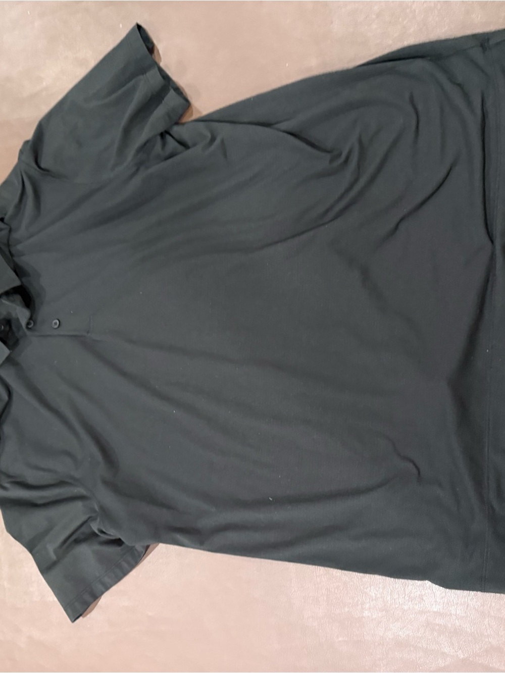Men's Black Lulu golf shirt